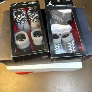 2 sets of Jordan infant socks nwt